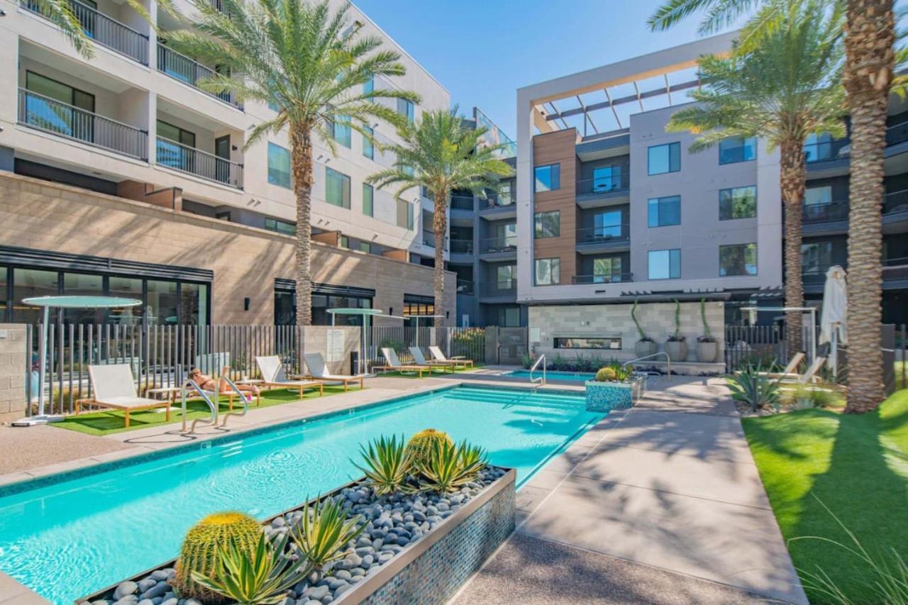 Relaxing 1Bd - Pool, Gym, Parking, W-D - Sleeps 4 Apartment Tempe Exterior photo